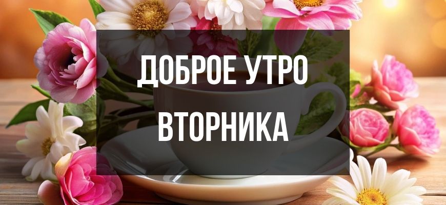 Изображение для страницы "Открытки и пожелания доброе утро вторника"