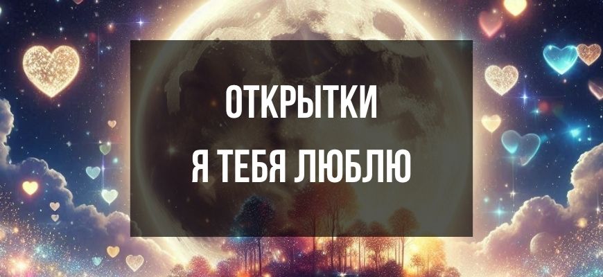 Изображения для страницы "Открытки я тебя люблю"