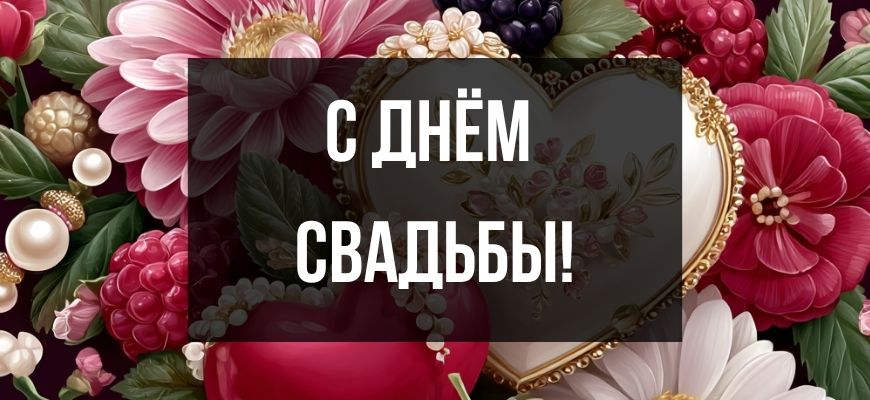 Изображение к рубрике "Открытки с днём свадьбы"