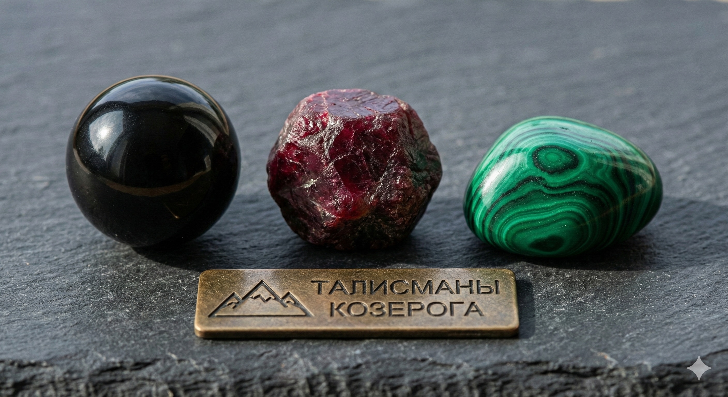 Главные камни-талисманы для знака Козерог Драгоценные камни для Козерога: оникс, рубин и малахит